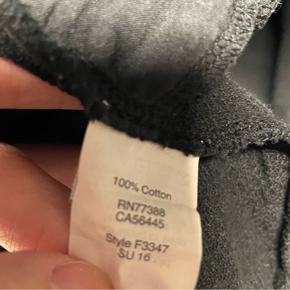 Madewell romper black sleeveless womens size small button front drawstring waist - Picture 5 of 6